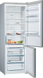 Холодильник з нижньою морозильною камерою Bosch KGN49XL306 нержавіюча сталь (KGN49XL306) - мініатюра 2