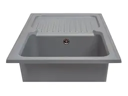 Кухонна мийка Miraggio ORLEAN gray (0000034) Граніт, Врізна, Сірий - мініатюра 3