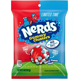 Драже Nerds Gummy Clusters Berry Punch Rush 141г