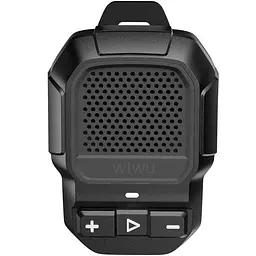 Bluetooth Колонка WiWU SPK-001 Buddy Fun with Magnetic Clip Black - мініатюра 4