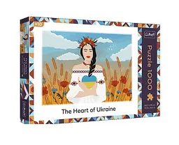 Пазли "Українське серце" 1000 елементів, 10735 Trefl, у коробці (5900511107357)
