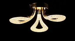Стельова світлодіодна люстра Splendid Ray L1656/3 LED (GD), золото, 60 Вт, від 8-16 м² - мініатюра 4