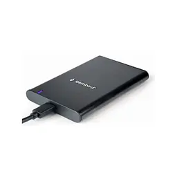 Кишеня зовнішня Gembird 2.5" USB3.1 alum black (EE2-U3S-6) - мініатюра 2