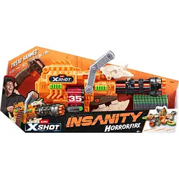 Швидкострільний бластер Zuru X-Shot Insanity Horrorfire Dread Hammer 48 патронів (36733)