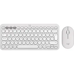 Комплект (клавіатура + миша) Logitech Pebble 2 Combo White (920-012240) UA [141509]