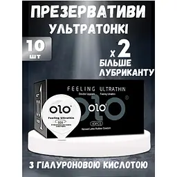 Презервативи Olo з гіалуроновою змазкою 10 шт. (ROZ6400230146) - мініатюра 5