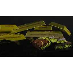 Шоколад молочний Mardinni Dubai Chocolate з кунафа та фісташковим кремом 200 г - мініатюра 3