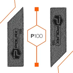 Губка шліфувальна P100 Polax кутова 110х90х25 мм (54-226) - мініатюра 6