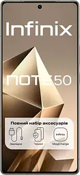 Смартфон Infinix Note 50 (X6858) 8/256GB Titanium Grey (UA UCRF) NFC - мініатюра 2