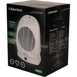 Тепловентилятор Liberton LFH-5401 [118834] - мініатюра 6