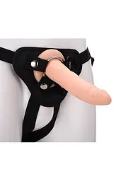 Страпон Dream Toys Realstuff Strap On Real Dildo, 20 см (тілесний) - мініатюра 3