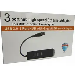 Концентратор Dynamode USB 3.0 Type-A - RJ45 Gigabit Lan 3*USB 3.0 (USB3.0-Type-A-RJ45-HUB3) - мініатюра 4
