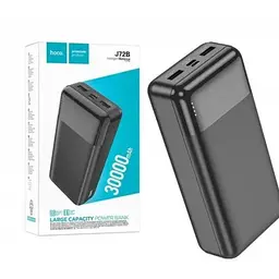 Зовнішній акумулятор Power bank HOCO J72B 30000mAh Повербанк для телефона / Павербанк Чорний - мініатюра 5