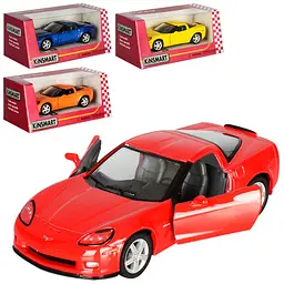 Машинка інертна Kinsmart Chevrolet Corvette KT-5320-W 12.5 см - мініатюра 1