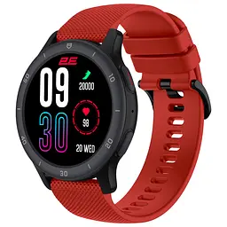 2E Смарт-часи 2E Motion GT2 47мм, 1.32", 360x360, BT 5.2, Чорно-червоний + ремінець зелений