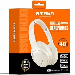 Накладні бездротові навушники Amaya H360D ANC Black - мініатюра 2