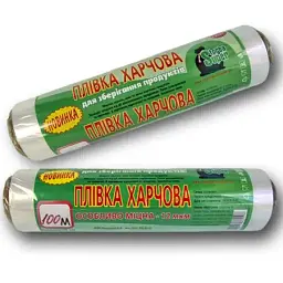 Харчова поліетиленова стретч-плівка Super Torba 100 метрів ширина 30 см щільність 12 мкр - мініатюра 3