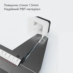 Набір кейкапів Dark Project PBT Keycaps, ENG/RU/UA (KS-0049) чорні - мініатюра 4