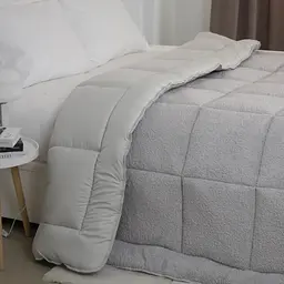 Ковдра полуторна ТЕП TEDDY 1-05207_35049 150х210 см світло-сіра - мініатюра 5