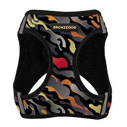 Шлея для собак Bronzedog Sport Vest Гравітація S 20х16х3 см чорно-сіра - мініатюра 2