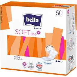 Прокладки гігієнічні щоденні Bella Panty Soft Deo Fresh 60 шт.