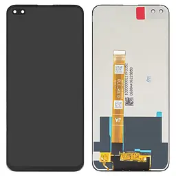 Дисплей для Realme 6 Pro, чорний, без рамки, ., RMX2061, RMX2063