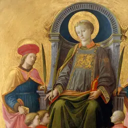 Інтер'єрна картина Святий Лаврентій, Філіппо Ліппі, Filippo Lippi, Saint Lawrence, релігійний декор, 60×60 см (id6971) - мініатюра 5