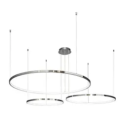 Люстра 7529832-3B CHROME LED (600+800+1000) - мініатюра 2