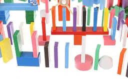 Доміно Kinderkraft дерев'яний конструктор 407 ел. (9357) - мініатюра 5