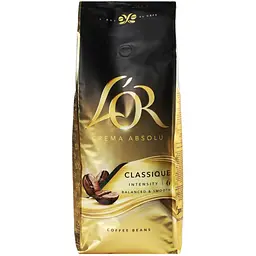 Набір кави в зернах L'OR Crema Absolute Classic 1 кг х 2 шт. - мініатюра 3
