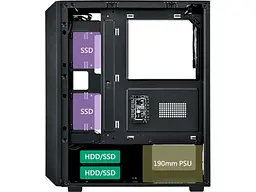 Корпус FSP CMT218AB Black - мініатюра 6