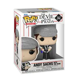 Ігрова фігурка Funko POP! Енді Сакс з книгою вініл 10,2 см чібі