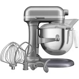 Планетарний міксер KitchenAid Heavy Duty з підйомною чашею 6.6 л сріблястий (5KSM70JPXECU) - мініатюра 6