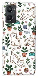 TPU чохол Demsky Cats pattern для Oppo A96