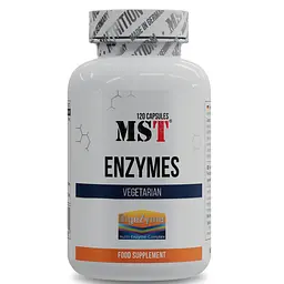Комплекс травних ферментів MST Nutrition Enzymes DigeZyme, 120 капсул для підтримки шлунково-кишкового тракту