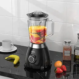 Блендер HOCO HE33 1.5L electric retro juicer blender (EU) Black (6942007638234) - мініатюра 5