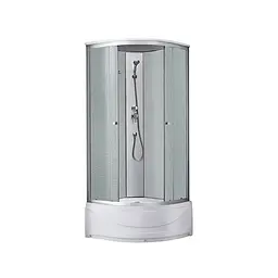 Душовий бокс Kroner KRP Enzo - WD.C.T.F. 90x90 cм CV029571, Хром матовый, матовий, хром матовий