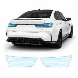 Антигравійна захисна бронеплівка за лекалами для BMW M3 G80 facelift 2024- задні ліхтарі стопи