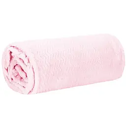 Плед-покривало Extra Soft Springos HA7128 світло-рожевий 130x180 см - мініатюра 5