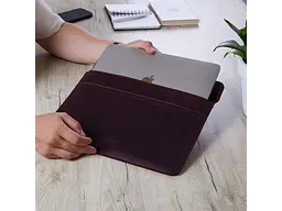 Чохол для ноутбука InCarne Klouz MacBook Pro 16 2019-2025 (вінтажний) бордо (klouz-burgundy-vintage-pro-16) - мініатюра 6