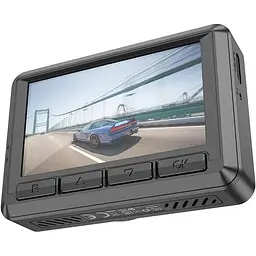 Відеореєстратор для авто Hoco DV2 Driving recorder з дисплеєм - мініатюра 2