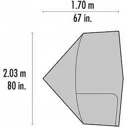 Тамбур MSR Gear Shed fits Elixir Hubba NX (1004-10314) - мініатюра 3