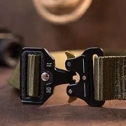 Чоловічий текстильний ремінь Vintage 115х3,7 см acs0018152 - мініатюра 8