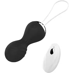 Вагінальні кульки Boss Remote Control Tighten Vibrating Egg 8 см (чорний)
