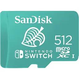 Карта пам'яті SanDisk microSDXC 512 GB A1 UHS-I Ultra for Nintendo Switch (SDSQXAO-512G-GNCZN) [95517]