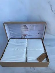 Постільна білизна Tilya Cream Варена Бавовна з Гіпюром Majoli pbe0051885