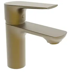 Змішувач для умивальника Haiba Milano 001 Brushed Gold HB9619 Золотий