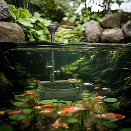 Фонтан-фільтр для ставка Kruger Meier FountainPure 4000 3 в 1: насос, фільтр, фонтан (3000 л/год) - мініатюра 4