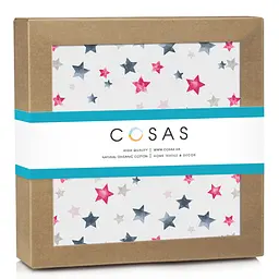 Пелюшка багаторазова Cosas непромокаюча Rose Starfall 50x70 см, рожева