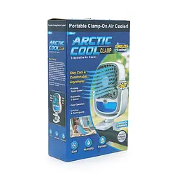 Портативний настільний вентилятор Arctic Cool, 3 режими, прищіпка, вбудований акумулятор, Mix Color, Box - мініатюра 3